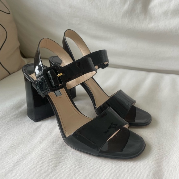 Prada Shoes Prada Patent Halter Sandals Prada Size Chart On Last Photo Poshmark